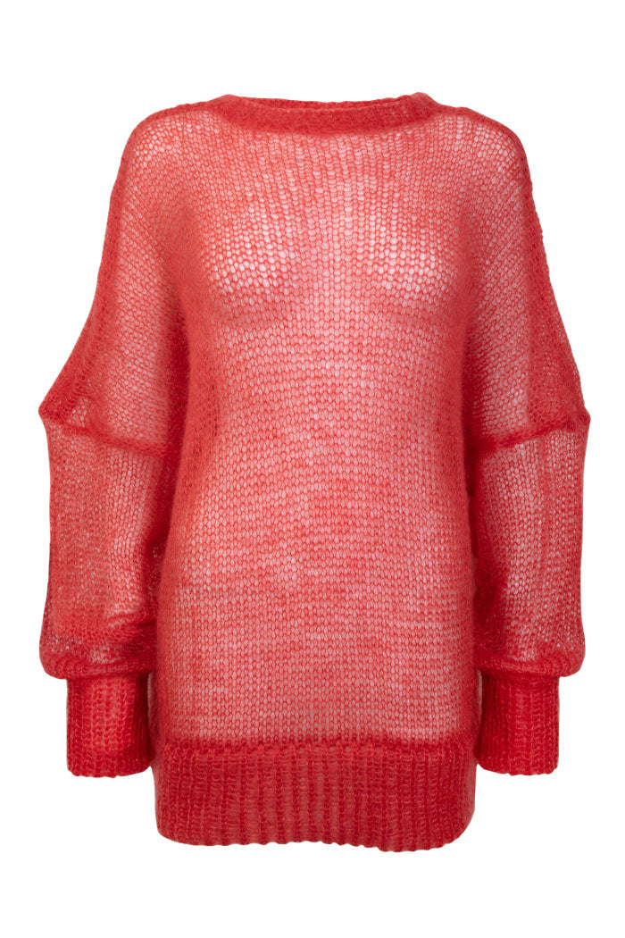 Feeling cozy and unique with this high quality jumper made from 100% Luxe Mohair - no compromise on the quality.