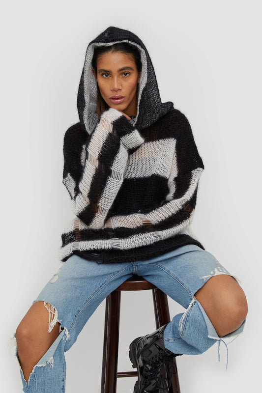 Feel cozy and unique with our new Striped Hoodie - who doesn't want to feel cozy and fashionable at the same time?