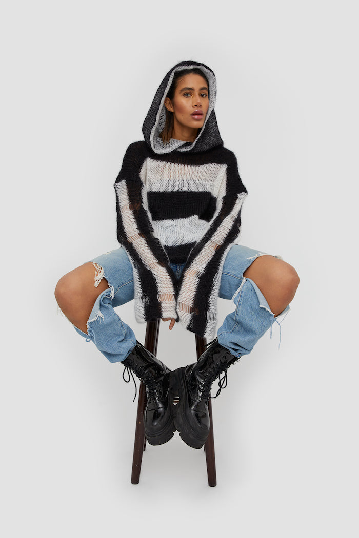 Feel cozy and unique with our new Striped Hoodie - who doesn't want to feel cozy and fashionable at the same time?