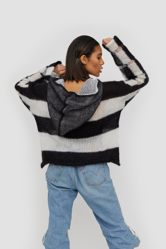 Feel cozy and unique with our new Striped Hoodie - who doesn't want to feel cozy and fashionable at the same time?